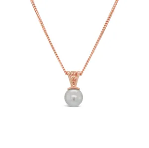Rose Filigree Pendant featuring Abrolhos Island Black Pearl
