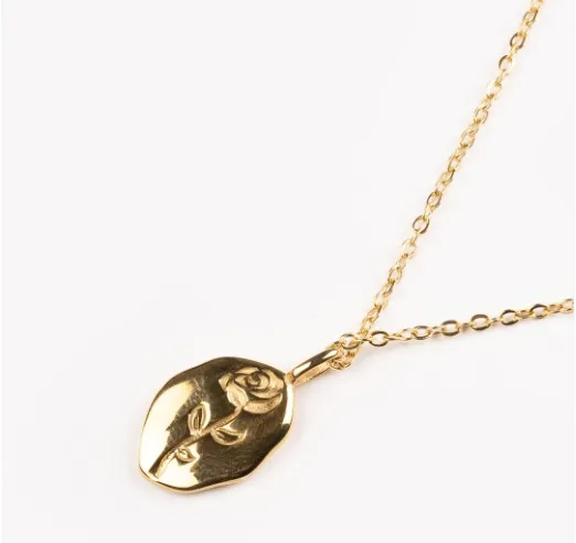 Rose Medallion Necklace