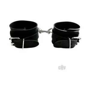 Rouge Rubber Wrist Cuff Black