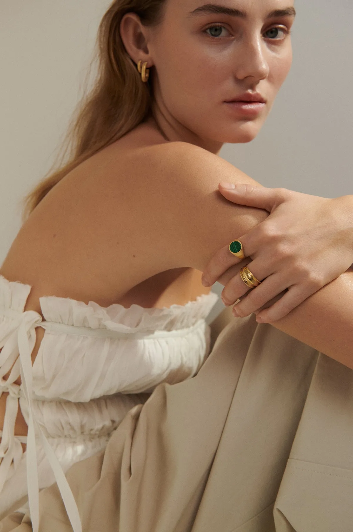 Sea Breeze Gold Earrings