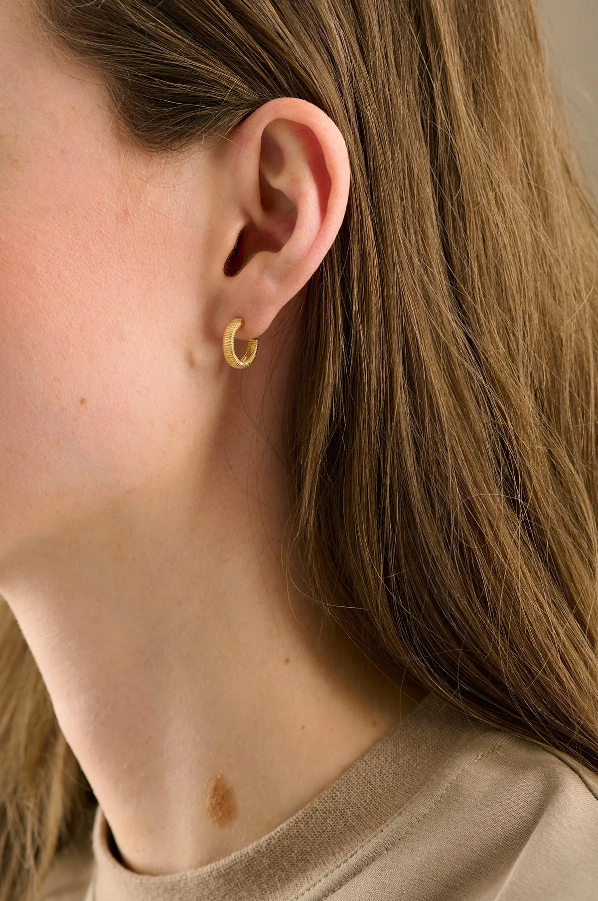 Sea Breeze Gold Earrings
