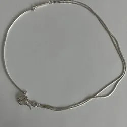silver950》Beautiful silver choker 2-way silver necklace, simple