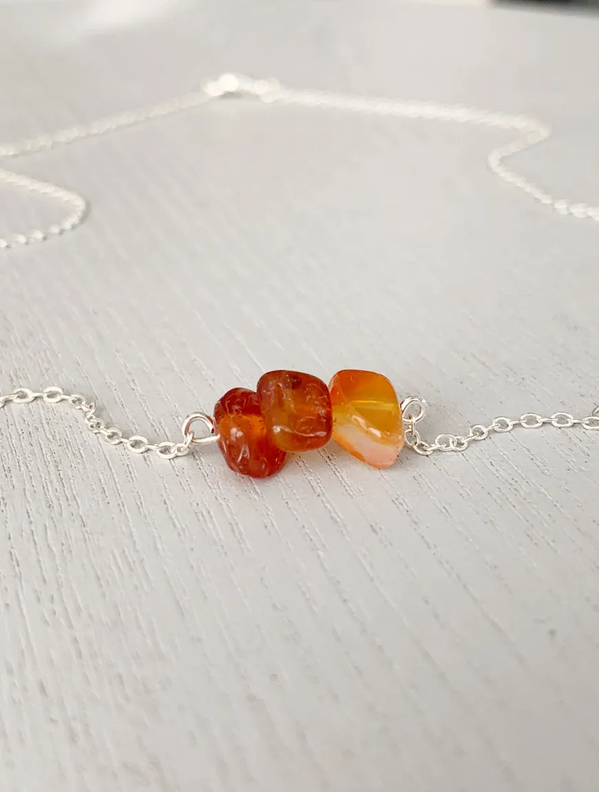 Simple Carnelian Necklace