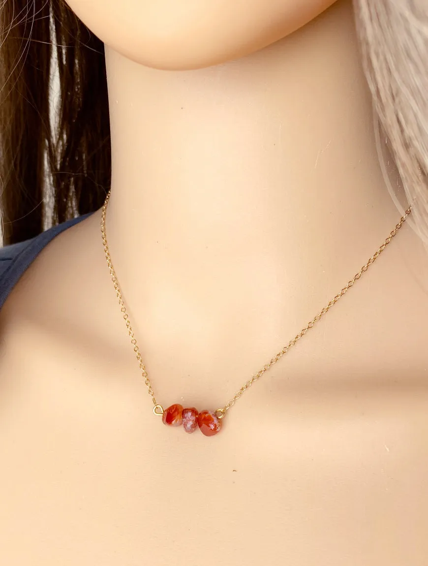 Simple Carnelian Necklace