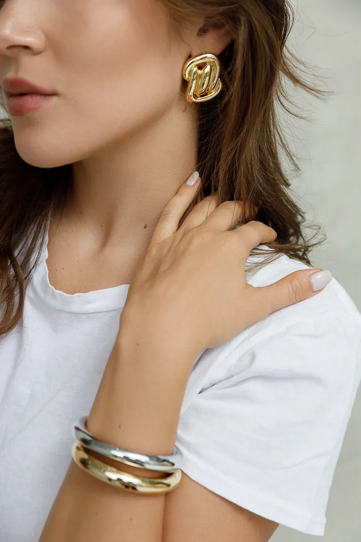 SS BOLD STATEMENT EARRINGS