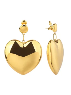 Stainless Steel Earrings for Women - Fashionable, Bold, and Versatile for Everyday Statement Looks with 18K Gold Plating!