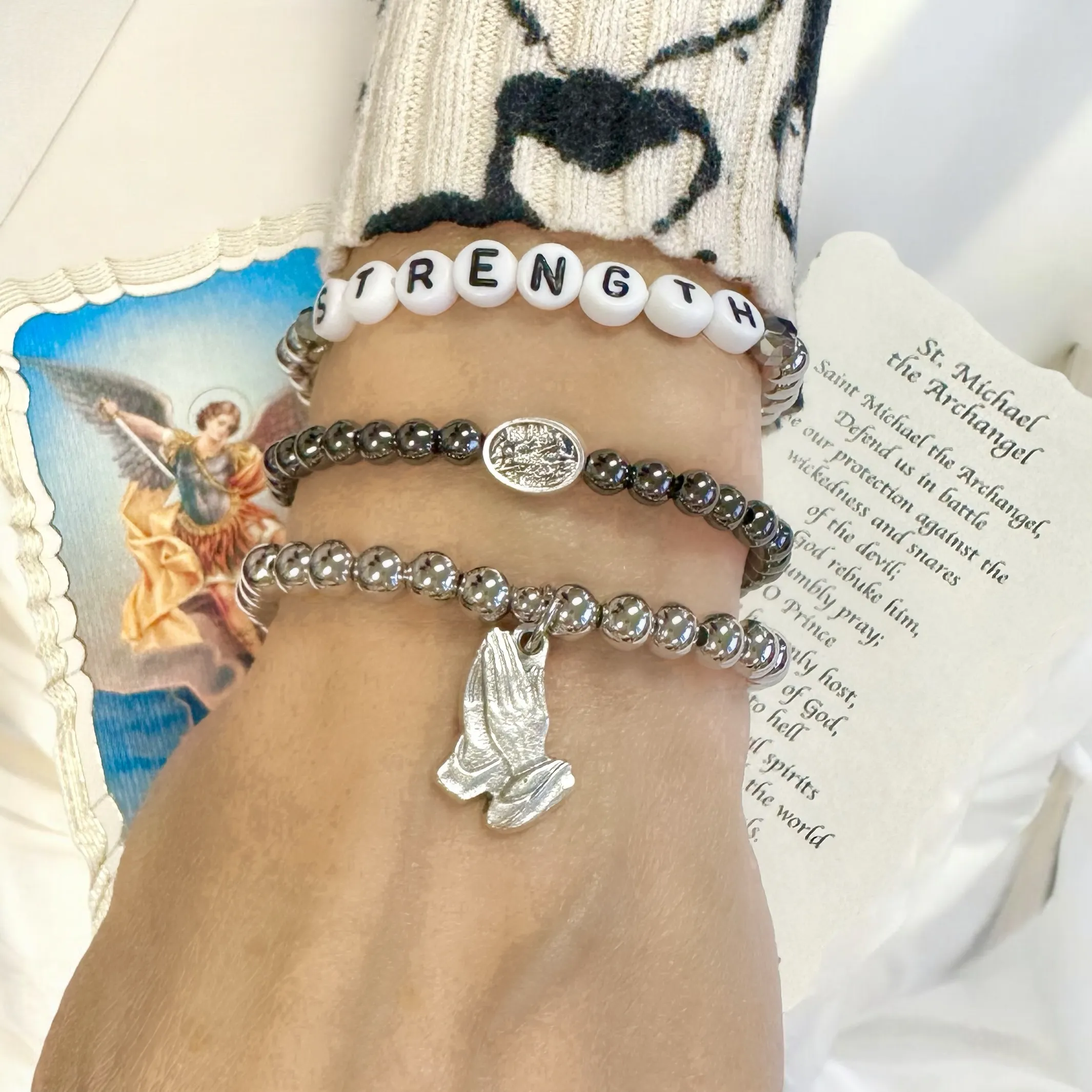 Subliminal Saint Michael The Archangel Bracelet