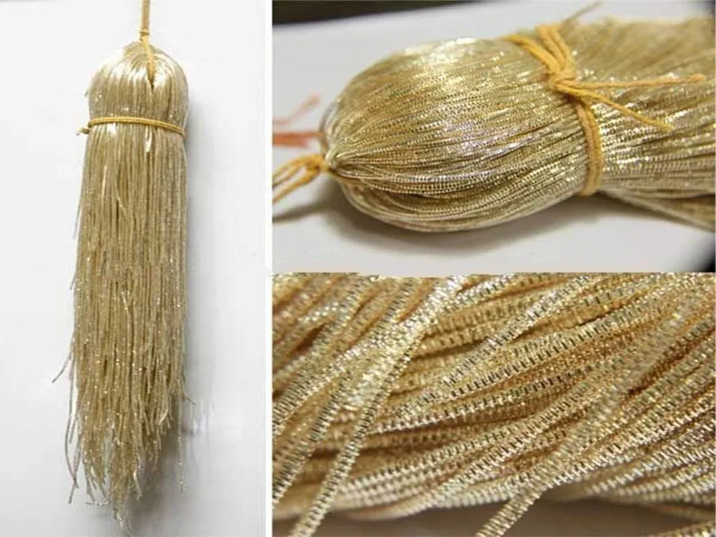 Sun Kiss Golden Nakshi / Bullion Wire
