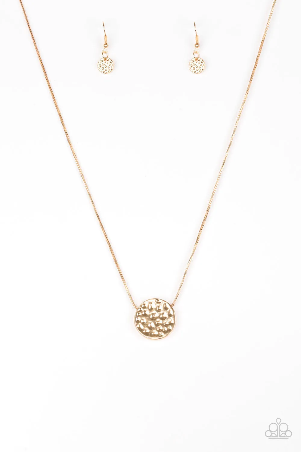 The BOLD Standard - Gold Paparazzi Necklace
