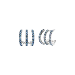 Tigris azul earrings
