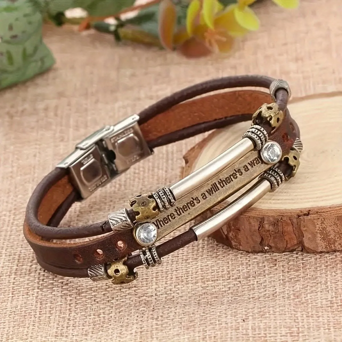 Trendy Handcrafted Leather Rope Bracelets – Multilayer Wristband