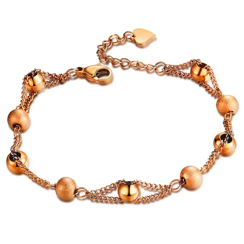 Trendy Heart, Lock, and Key Charm Chain Bracelets