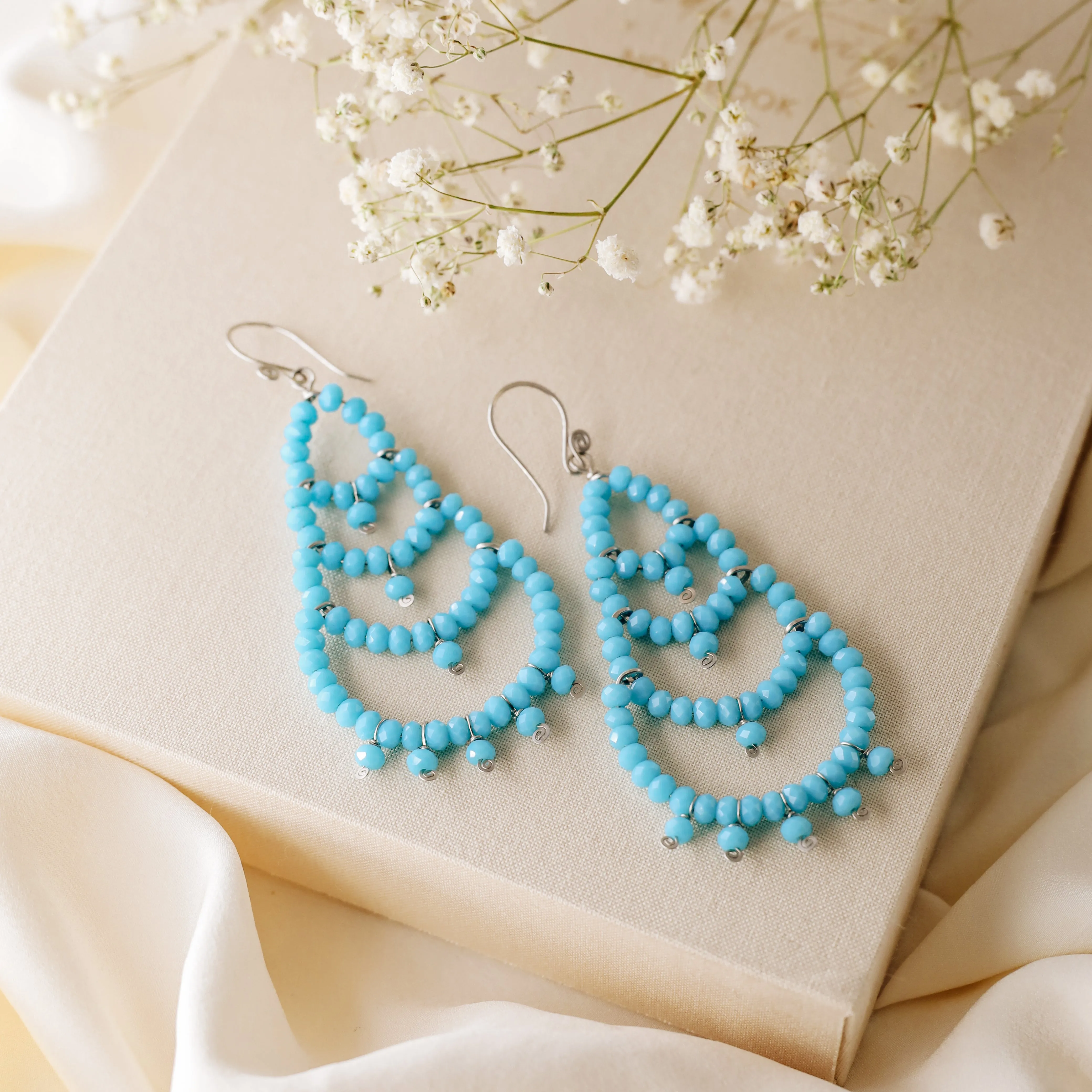 Turquoise Chandelier Earrings