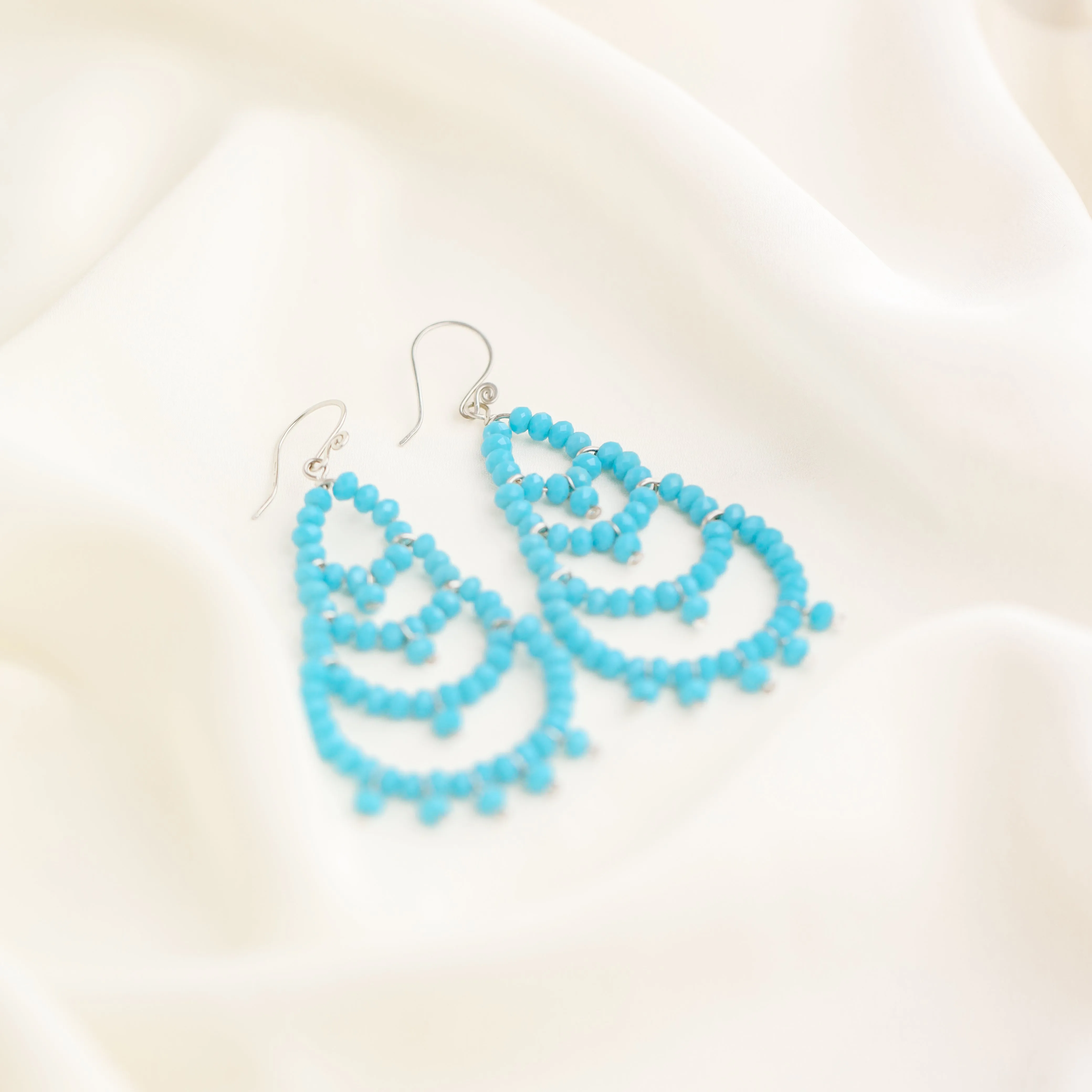Turquoise Chandelier Earrings