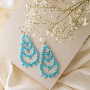 Turquoise Chandelier Earrings