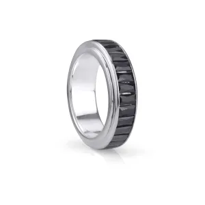 Unity Silver Unisex Fidget Ring