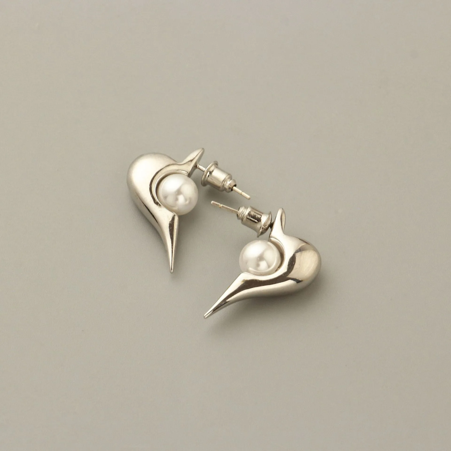 Versatile French Pearl Stud Earrings