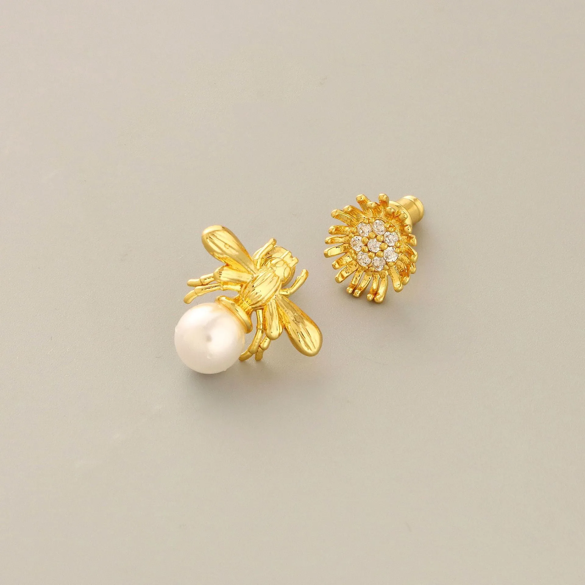 Versatile French Pearl Stud Earrings