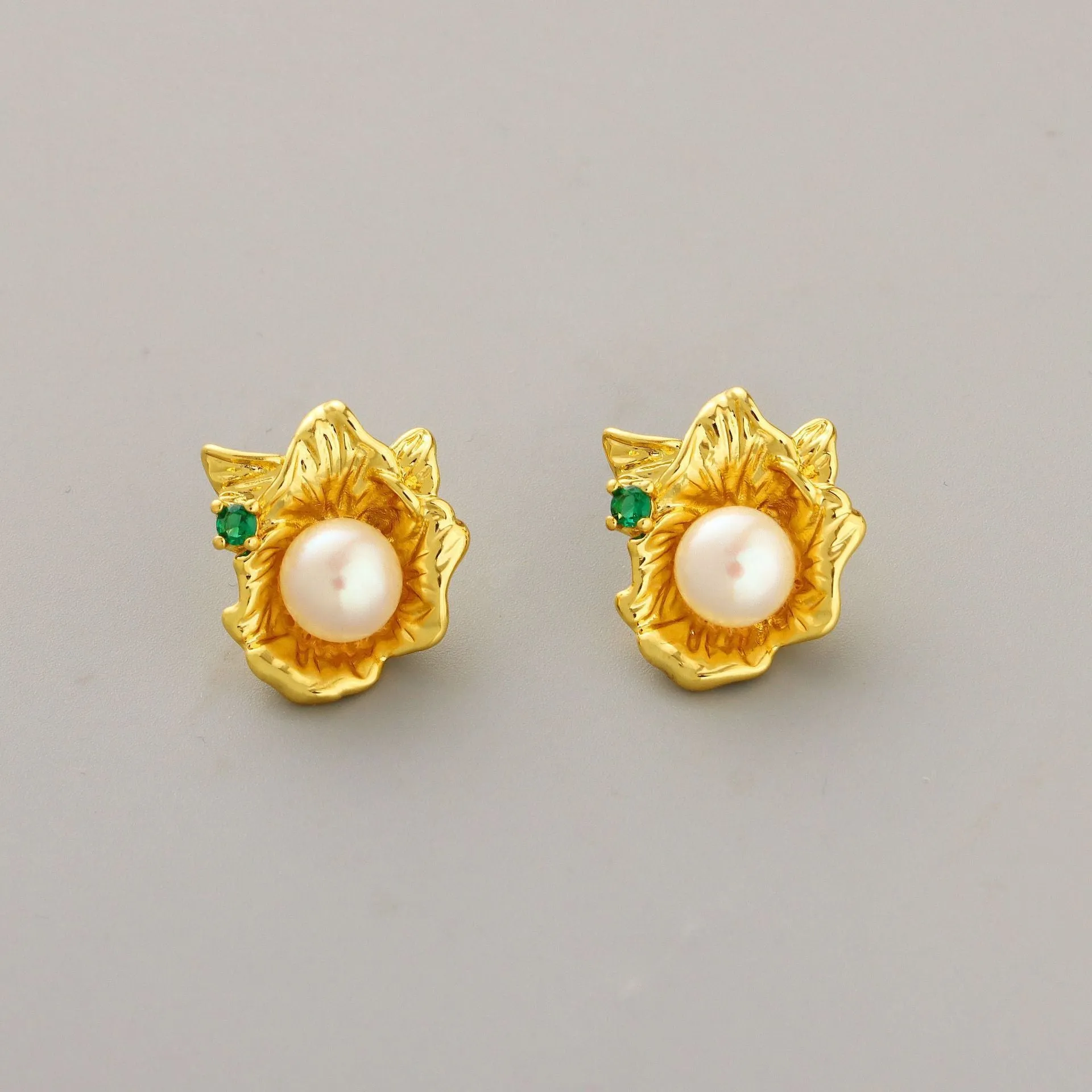 Versatile French Pearl Stud Earrings