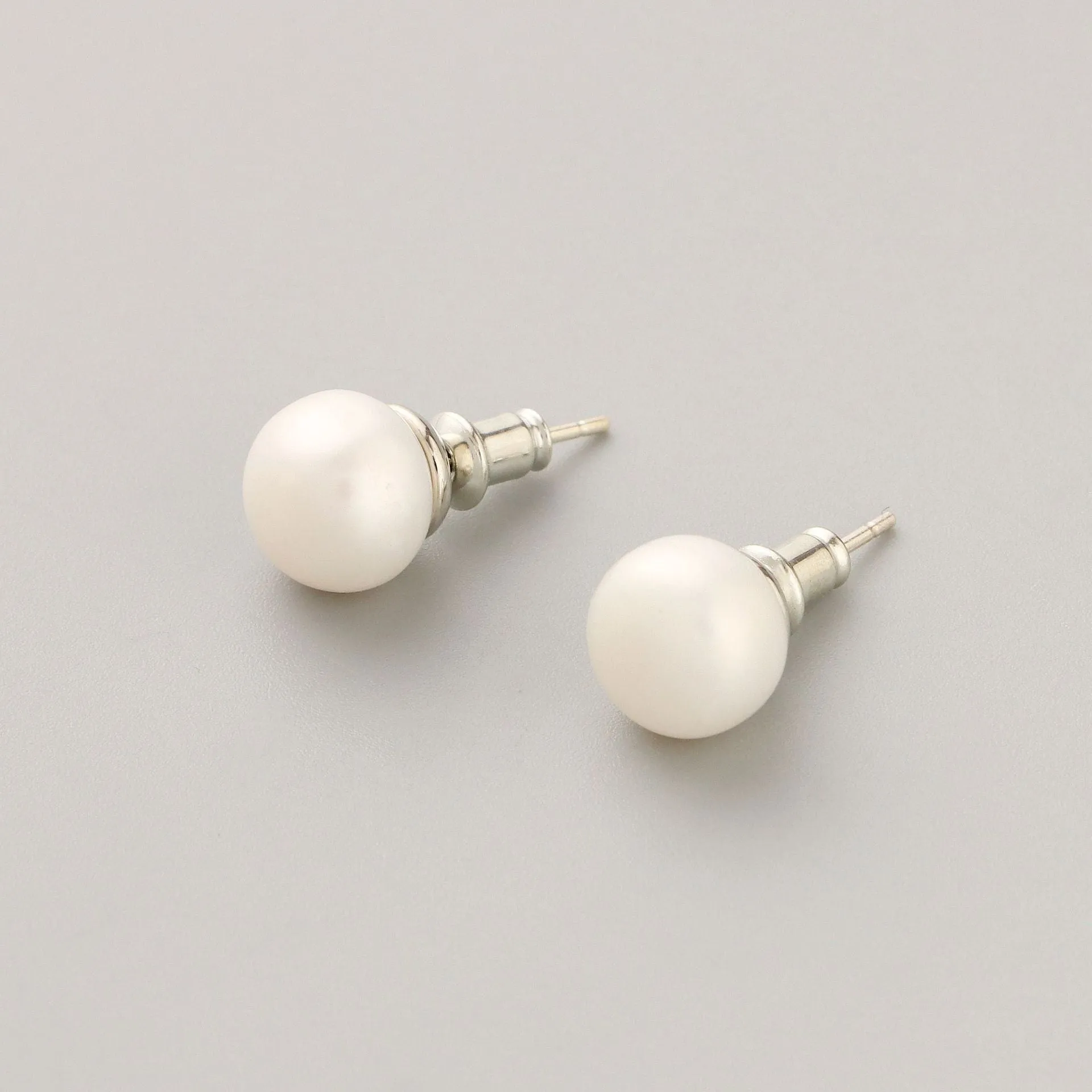 Versatile French Pearl Stud Earrings