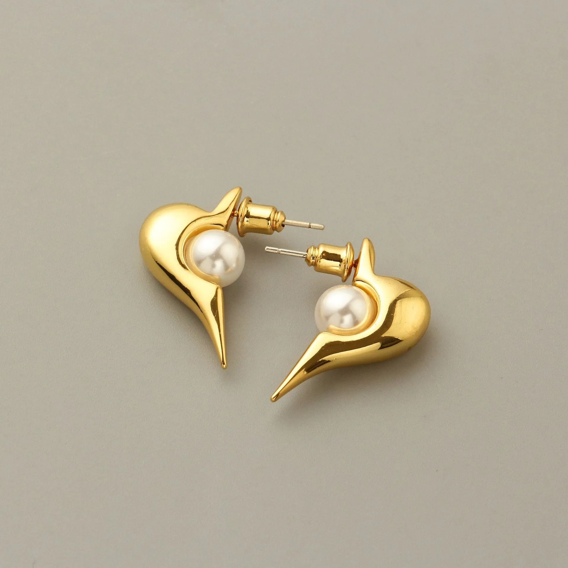 Versatile French Pearl Stud Earrings