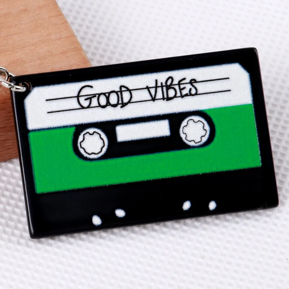 Wholesale Versatile Hip Hop Retro Tape Earrings