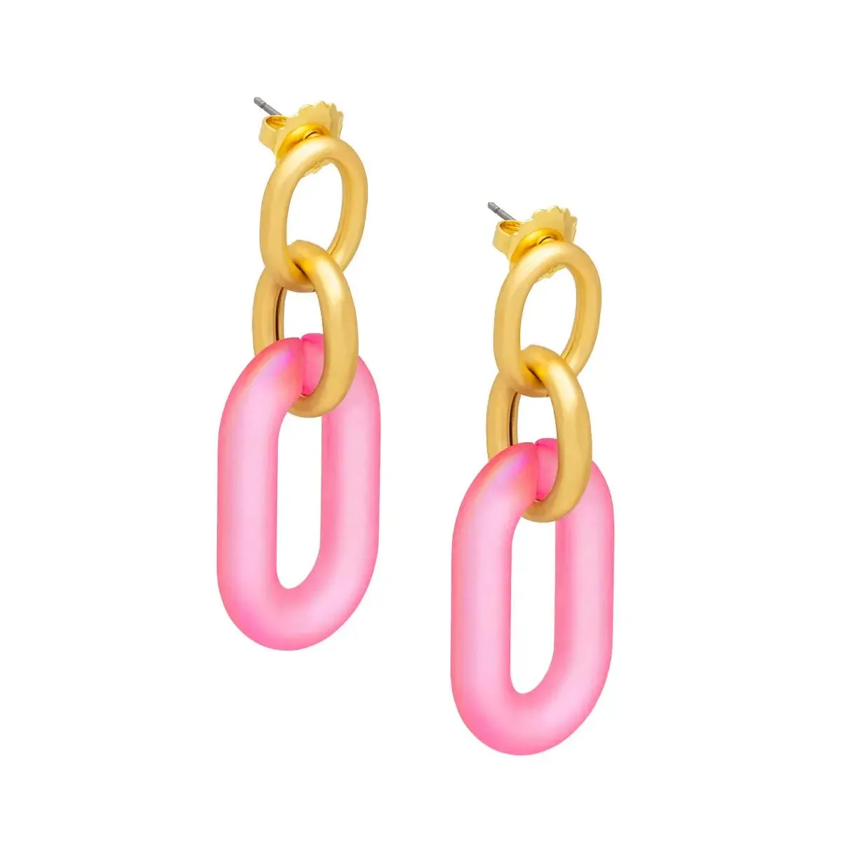 Zenzii Oval Link Drop Earring