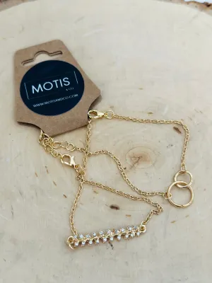 Zoe Gold Chain Bracelet Set